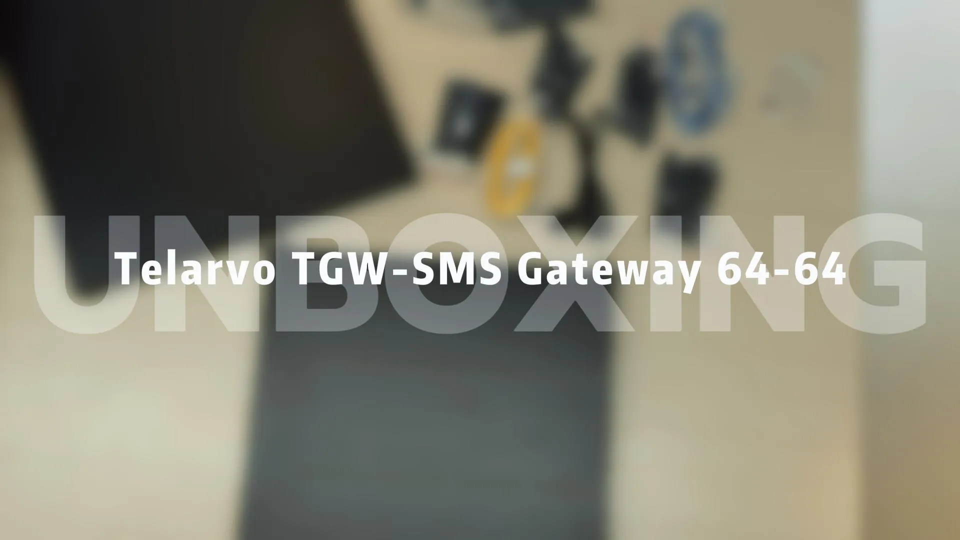 Шлюз TGW-SMS 64-64 - video 4