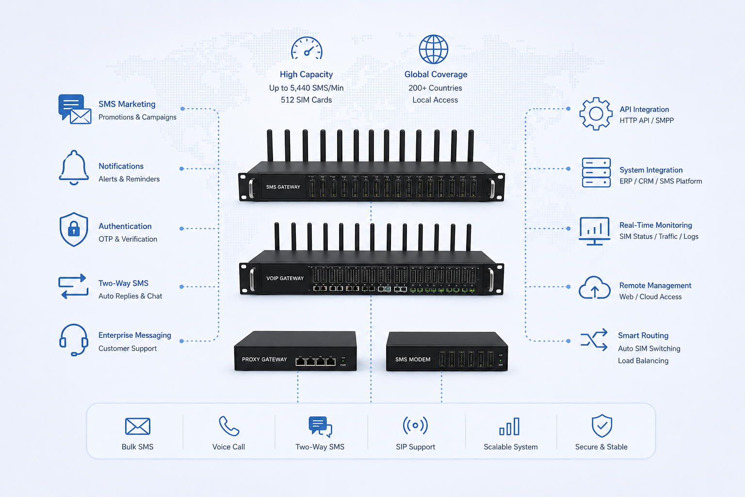 Recommended SMS Gateway Equipment Suppliers for Marketing Activities, Enterprise Text Messaging, Notifications Recommended SMS Gateway Equipment Suppliers for Marketing Activities, Enterprise Text Messaging, Notifications