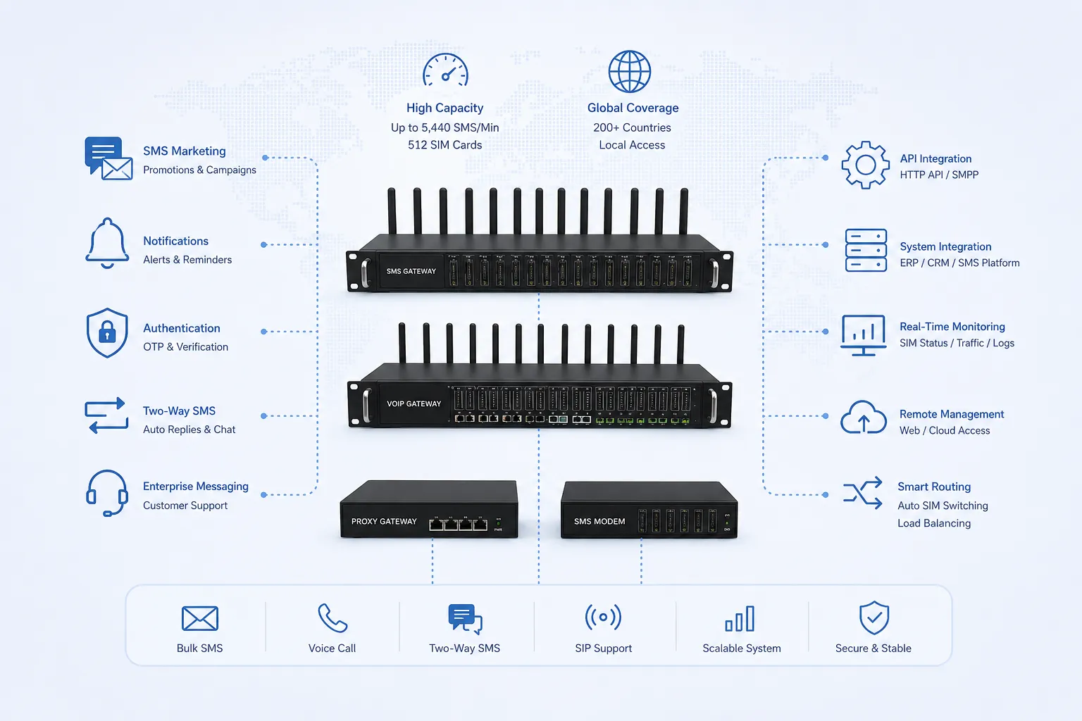 Recommended SMS Gateway Equipment Suppliers for Marketing Activities, Enterprise Text Messaging, Notifications Recommended SMS Gateway Equipment Suppliers for Marketing Activities, Enterprise Text Messaging, Notifications