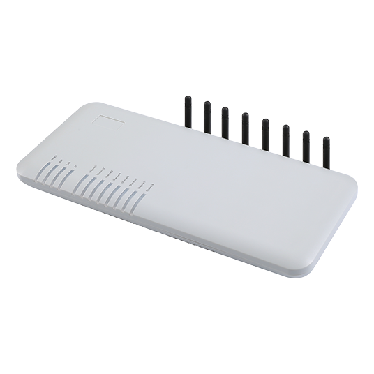 GOIP8, an eight-port GSM to VoIP gateway with eight SIM slots