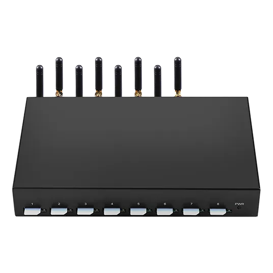 SK-SMS Gateway 8-8 multi-SIM SMS gateway with eight SIM slots